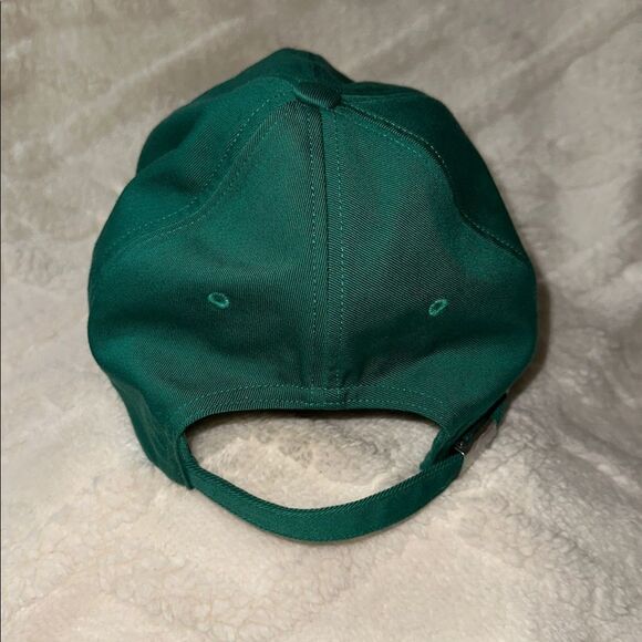 lululemon Kelly Green White Embroidered Logo Cotton Hat Athletic Cap main image 8